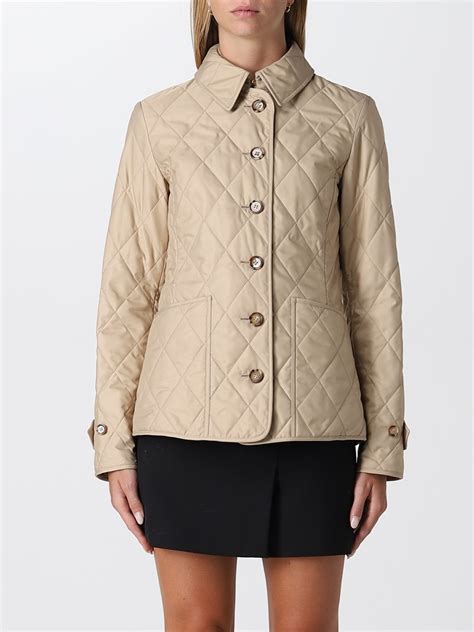 giacca blazer trapuntata burberry stile sahariana|Nuova collezione di giacche da donna di Burberry su FARFETCH.